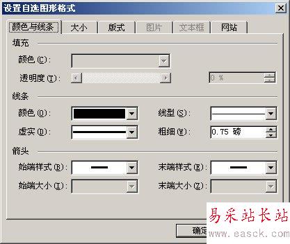 設置自選圖形格式
