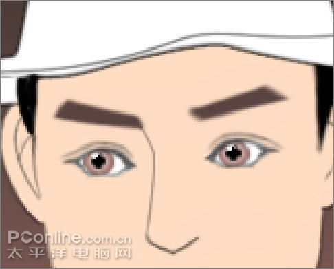 photoshop鼠繪卡通版民國帥哥