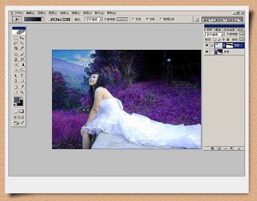 photoshop處理藝術照片風流個性蝴蝶美女_網頁設計webjx.com整理