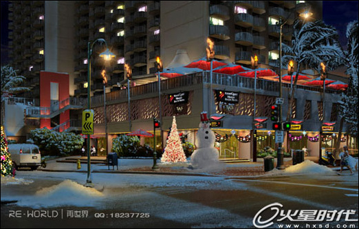 photoshop模擬燈光場景3d渲染光感_webjx.com