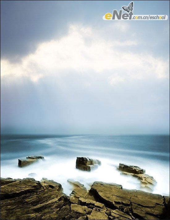 photoshop照片合成:夢幻海岸之光(3)