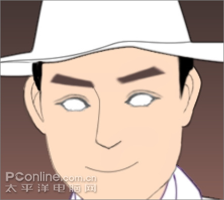 photoshop鼠繪卡通版民國帥哥