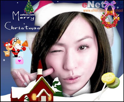 photoshop教程:mm圣誕大頭貼的制作_網(wǎng)頁(yè)設(shè)計(jì)webjx.com網(wǎng)絡(luò)整理