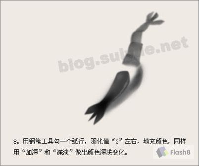 photoshop教程:模仿齊白石蝦國圖_網頁設計webjx.com轉載