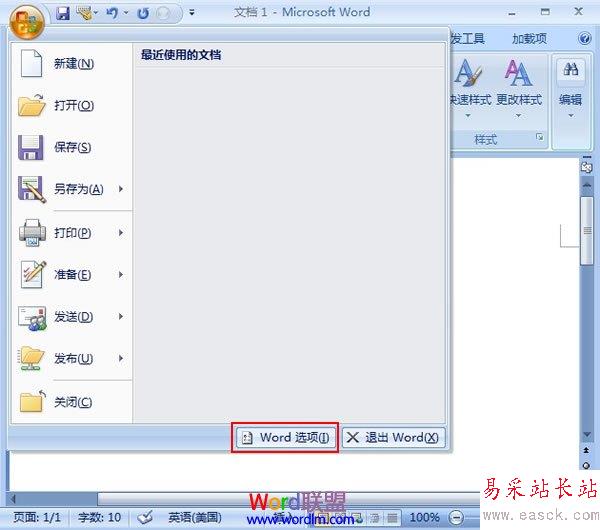word選項