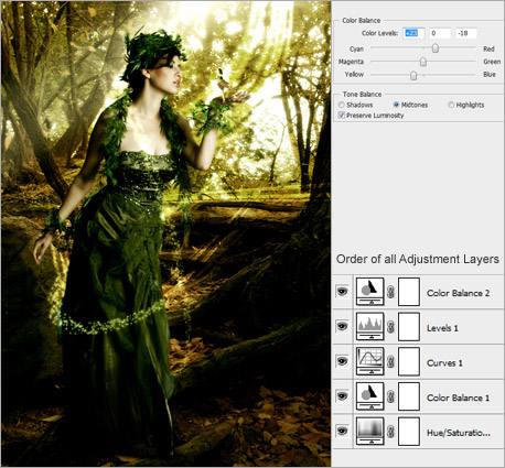 photoshop照片合成:制作奇幻森林場(chǎng)景_網(wǎng)頁(yè)設(shè)計(jì)
