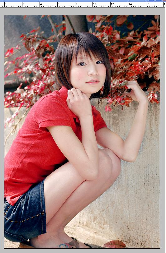 photoshop教程：為美女打造晶瑩潤膚