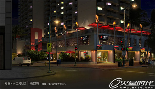 photoshop模擬燈光場景3d渲染光感_webjx.com