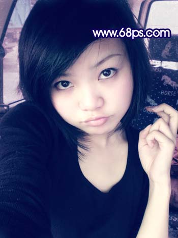 photoshop照片調(diào)色:藍色戀人風格照片