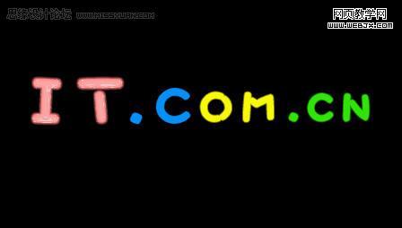 photoshop文字特效:晶瑩的損邊的玻璃字-www.webjx.com