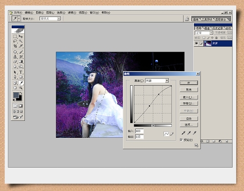 photoshop處理藝術照片風流個性蝴蝶美女_網頁設計webjx.com整理