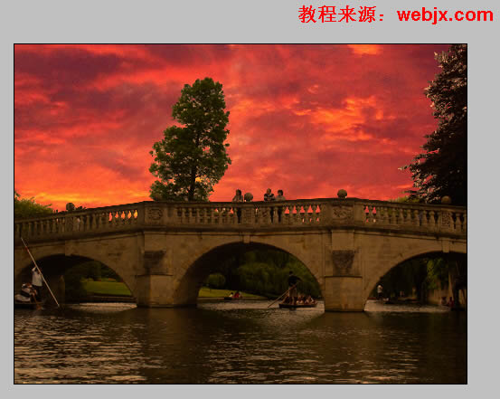 photoshop圖片合成教程：打造夕陽風(fēng)景_網(wǎng)頁設(shè)計(jì)webjx.com原創(chuàng)
