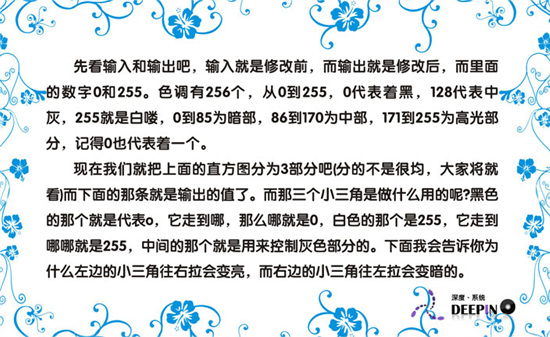photoshop入門實例(7):認識色階