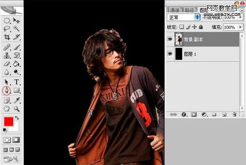 photoshop照片處理:為衣服添加時尚的墨滴_網頁設計