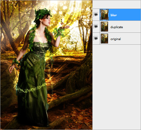 photoshop照片合成:制作奇幻森林場(chǎng)景_網(wǎng)頁(yè)設(shè)計(jì)