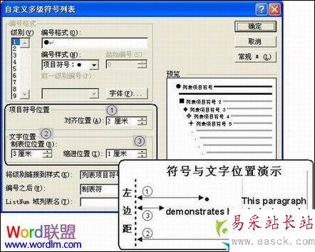 自定義多級(jí)符號(hào)列表