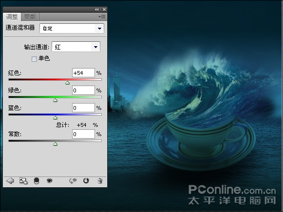photoshop照片合成:驚濤駭浪在哪會有？