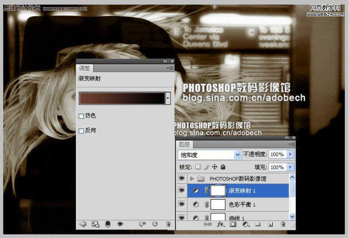 photoshop調出泛黃的老照片效果