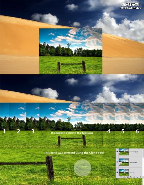 photoshop照片合成教程：暗調插畫效果_網頁設計