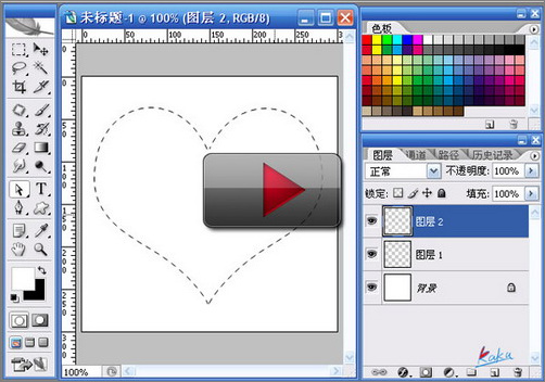 photoshop入門教程:制作虛線的方法