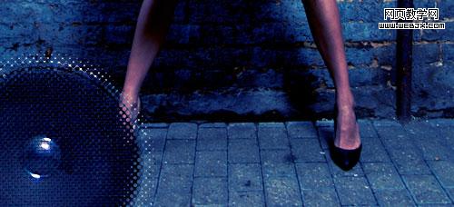 photoshop制作超酷的半調效果美女照片-webjx.com