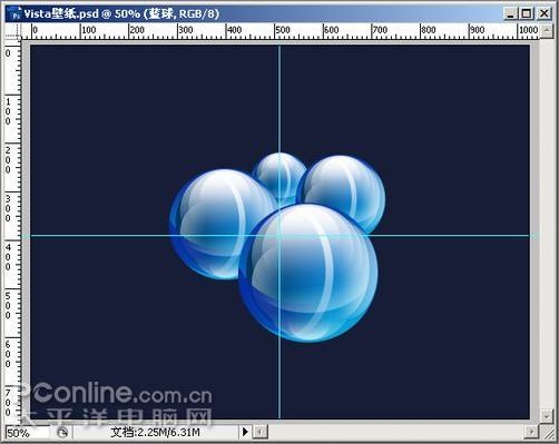 photoshop cs3教程:制作簡約vista壁紙_網頁設計webjx.com網絡轉載