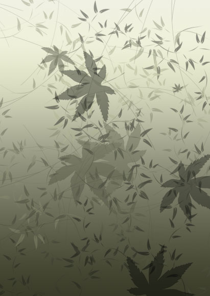 photoshop入門實(shí)例:繪制綠色花紋春韻_webjx.com