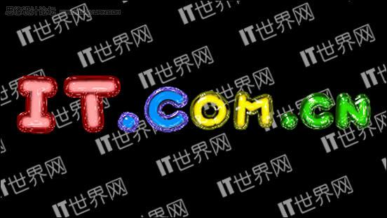 photoshop文字特效:晶瑩的損邊的玻璃字-www.webjx.com