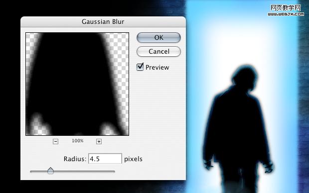 ps合成教程:走進神秘發光之門的男孩-webjx.com