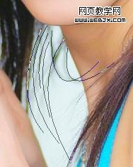 photoshop教程:美女照片仿手繪-webjx.com