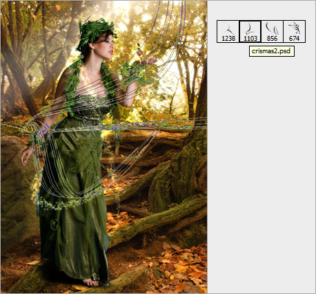 photoshop照片合成:制作奇幻森林場(chǎng)景_網(wǎng)頁(yè)設(shè)計(jì)