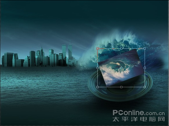 photoshop照片合成:驚濤駭浪在哪會有？