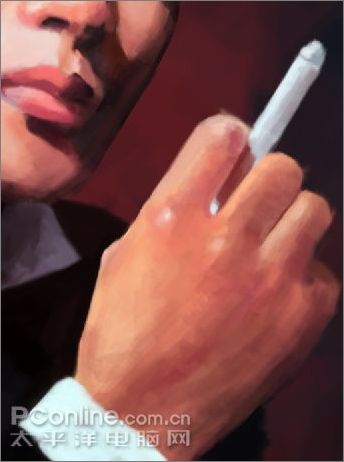 photoshop wacom繪制張國榮教程 photoshop wacom繪制張國榮教程