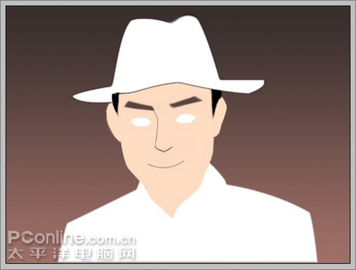 photoshop鼠繪卡通版民國帥哥