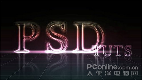 photoshop簡(jiǎn)單制作光線流動(dòng)效果文字
