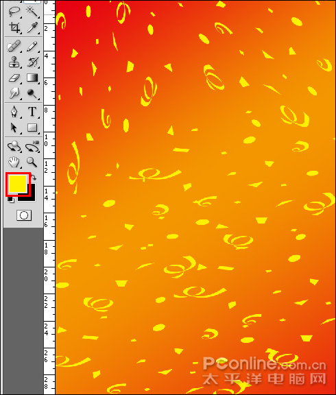 photoshop cs4教程：慶元旦迎新春海報