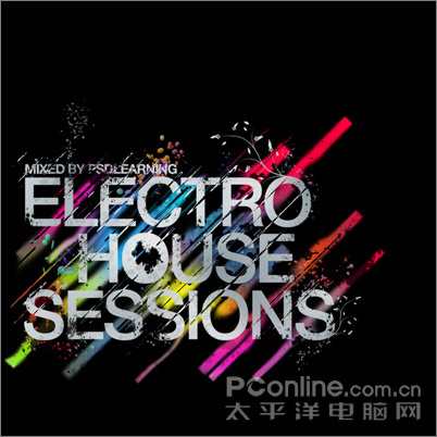 photoshop教程:繪制現代感cd封面