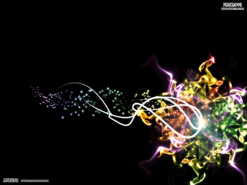 photoshop經(jīng)典教程:炫彩的創(chuàng)意設(shè)計(jì)圖_網(wǎng)頁設(shè)計(jì)