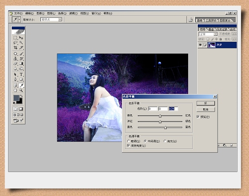 photoshop處理藝術照片風流個性蝴蝶美女_網頁設計webjx.com整理