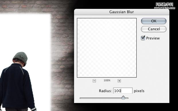 ps合成教程:走進神秘發光之門的男孩-webjx.com