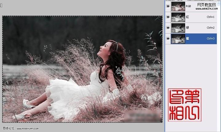 photoshop調(diào)色教程:漂亮的月桂女神_webjx.com