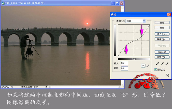 photoshop教程曲線調整圖像基本操作_網頁設計webjx.com整理
