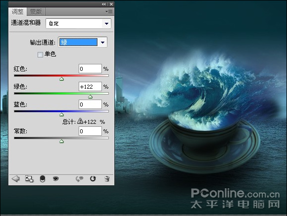 photoshop照片合成:驚濤駭浪在哪會有？