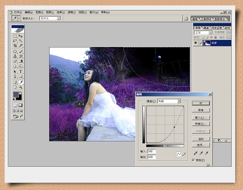 photoshop處理藝術照片風流個性蝴蝶美女_網頁設計webjx.com整理