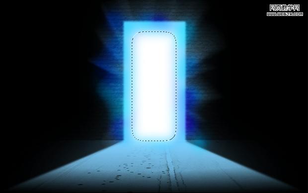 ps合成教程:走進神秘發光之門的男孩-webjx.com