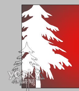 巧用photoshop現成形狀輕松繪制圣誕賀卡_webjx.com