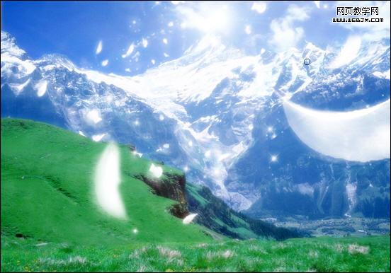 photoshop照片合成教程:夢(mèng)幻雪山-網(wǎng)頁設(shè)計(jì)