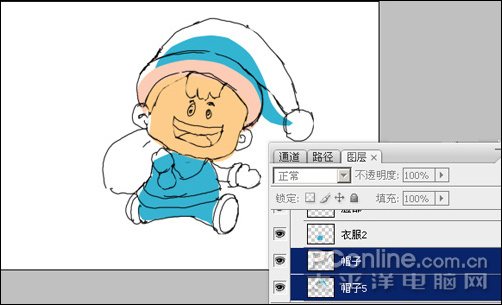 photoshopcs4設計制作圣誕節壁紙