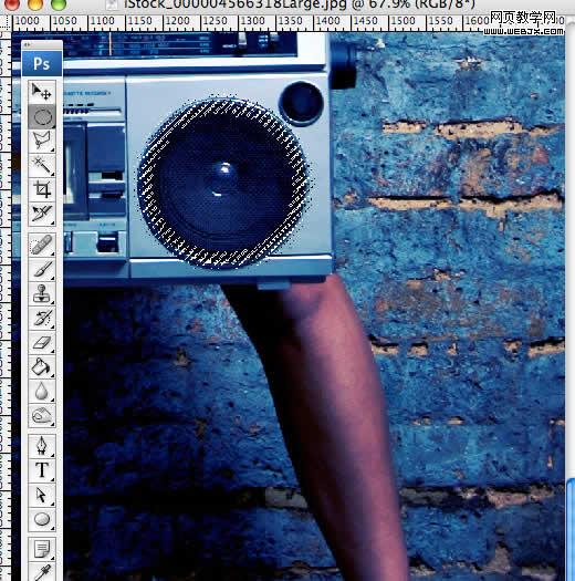 photoshop制作超酷的半調效果美女照片-webjx.com