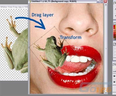 用photoshop打造另類的舌頭